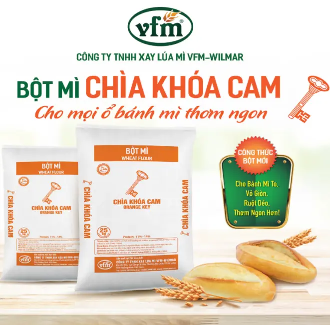 Bột mì CHÌA KHÓA CAM